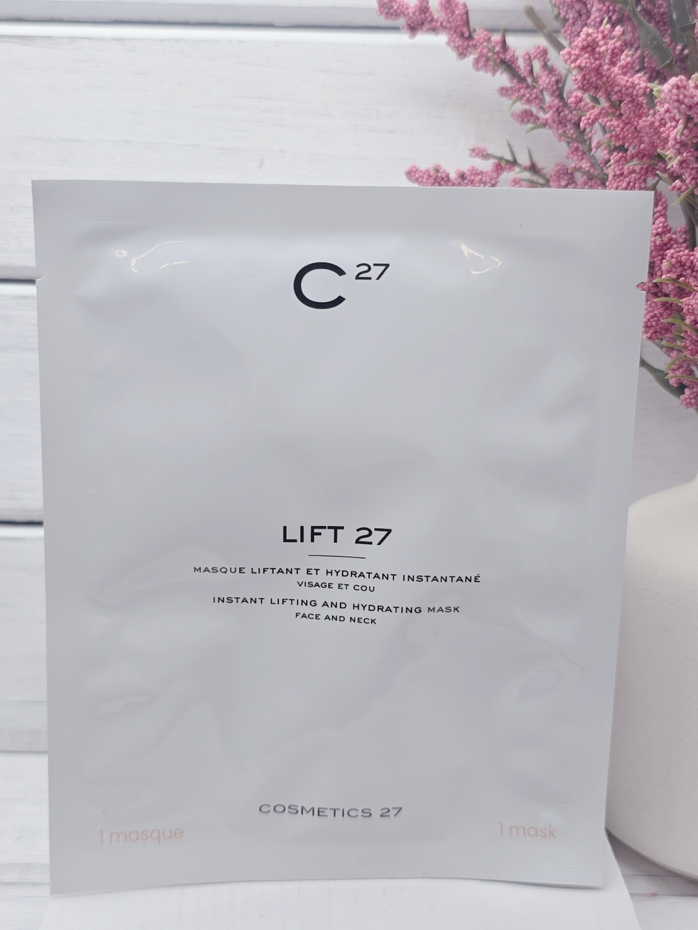 Cosmetics 27 Lift 27 Instant Lifting And Hydrating Mask Face & Neck